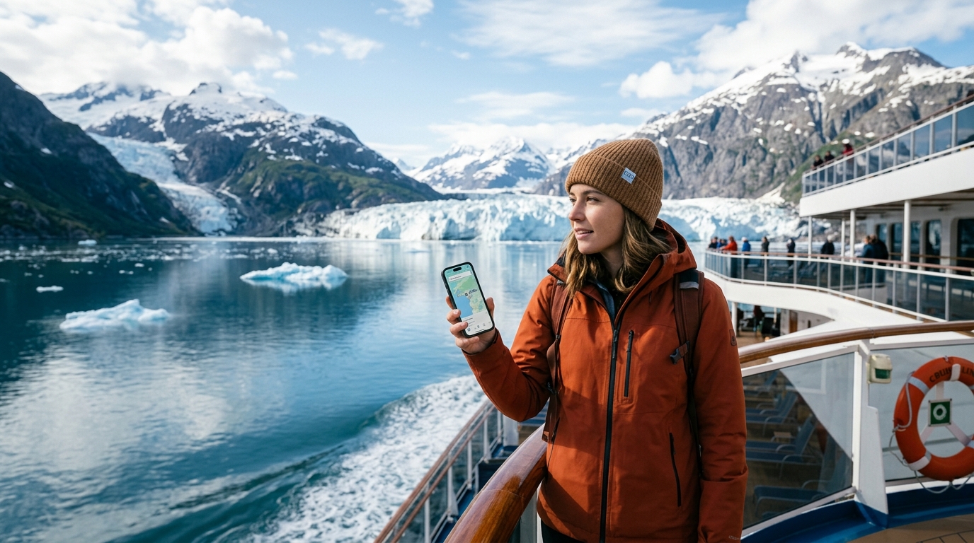 Uninterrupted Arctic Adventures: Your eSIM Guide for Alaska Cruises