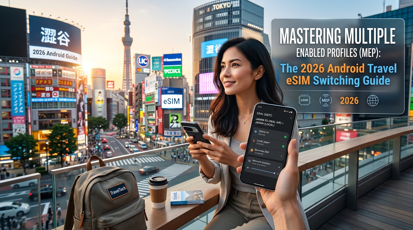 Mastering Multiple Enabled Profiles (MEP): The 2026 Android Travel eSIM Switching Guide