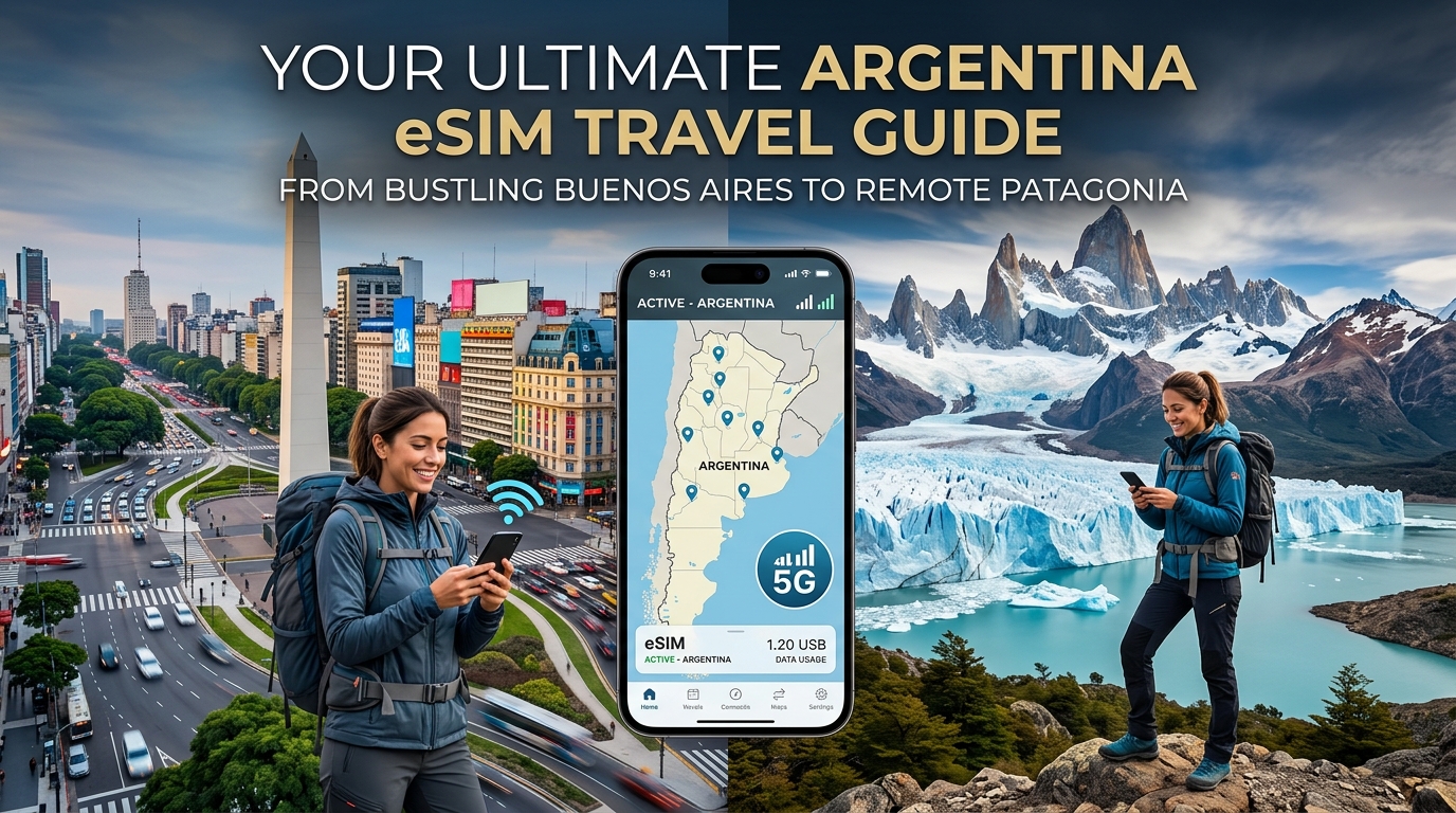 From Bustling Buenos Aires to Remote Patagonia: Your Ultimate Argentina eSIM Travel Guide