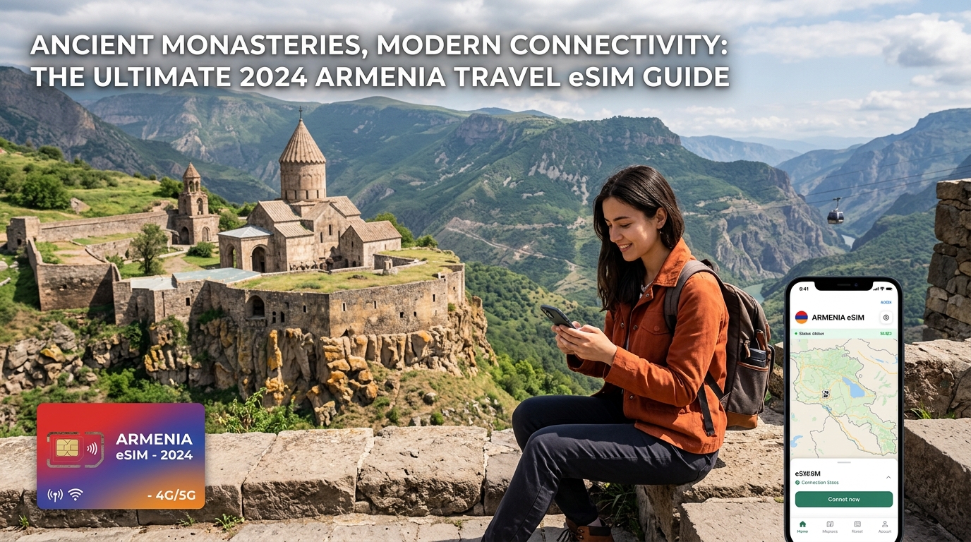 Monasterios Antiguos, Conectividad Moderna: La Guía Definitiva de eSIM para Viajar a Armenia en 2024