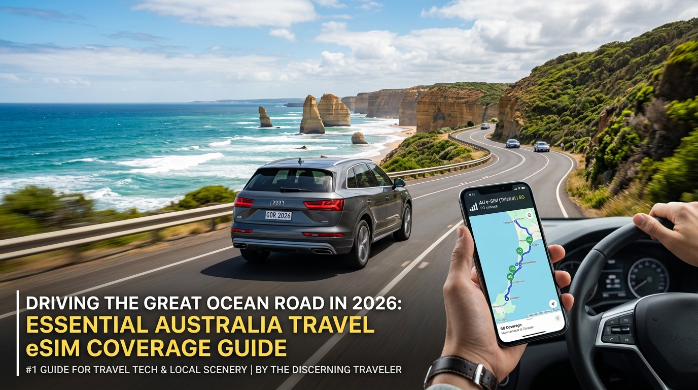 Driving the Great Ocean Road in 2026: Essential Australia Travel eSIM Coverage Guide