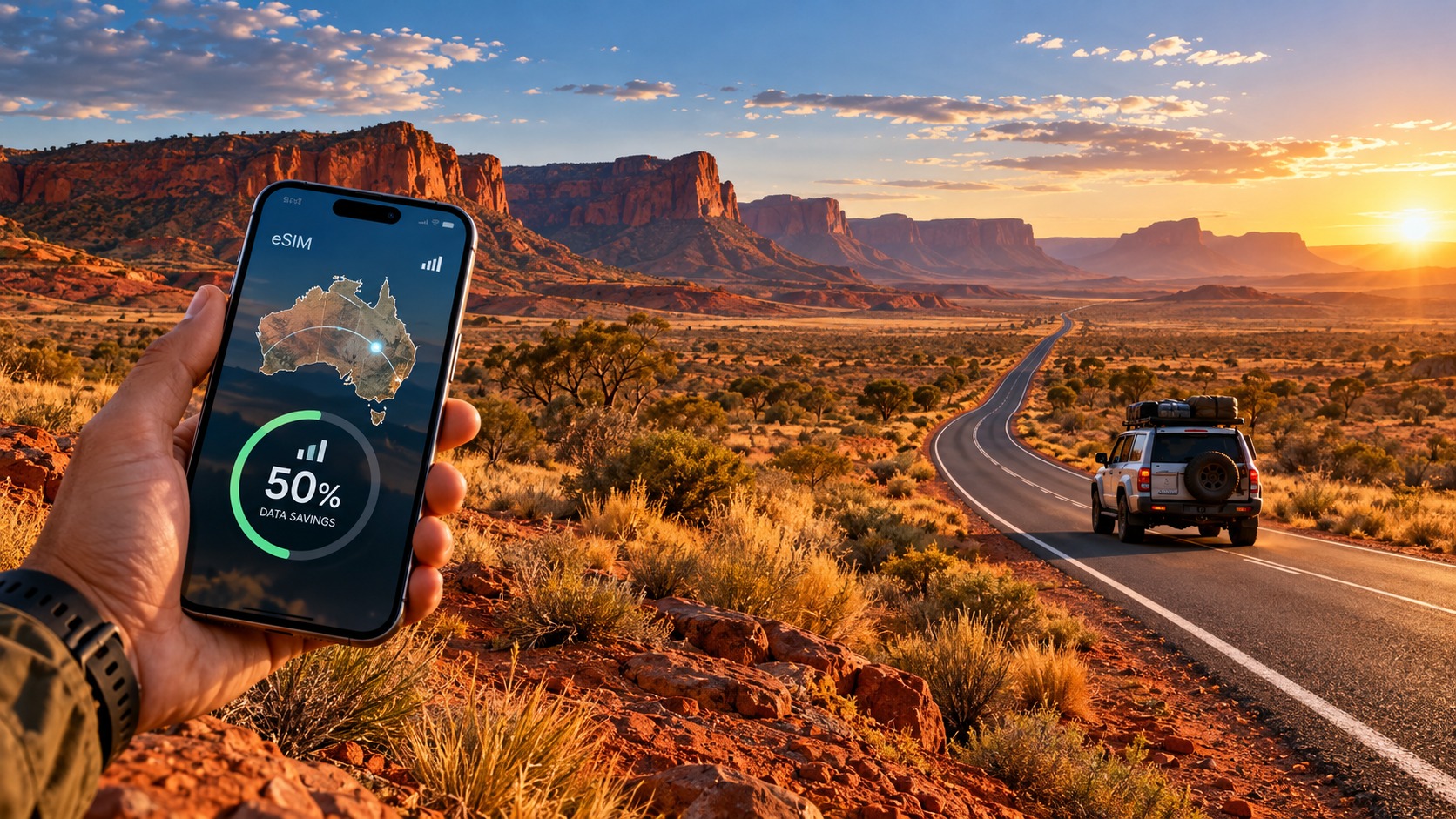 Conquering the Outback: How to Save 50% on Data While Driving Australia in 2026
