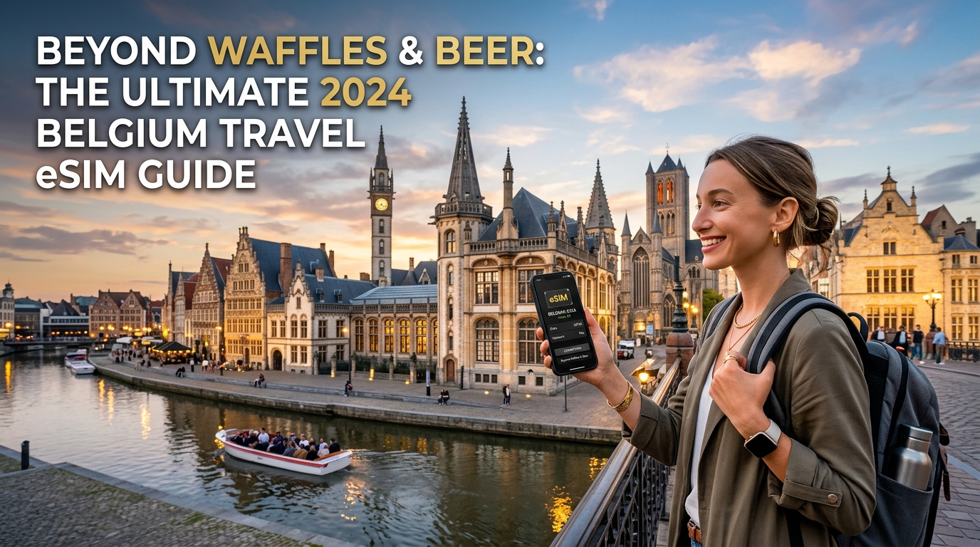 Más allá de los gofres y la cerveza: La guía definitiva de eSIM para viajar a Bélgica en 2024