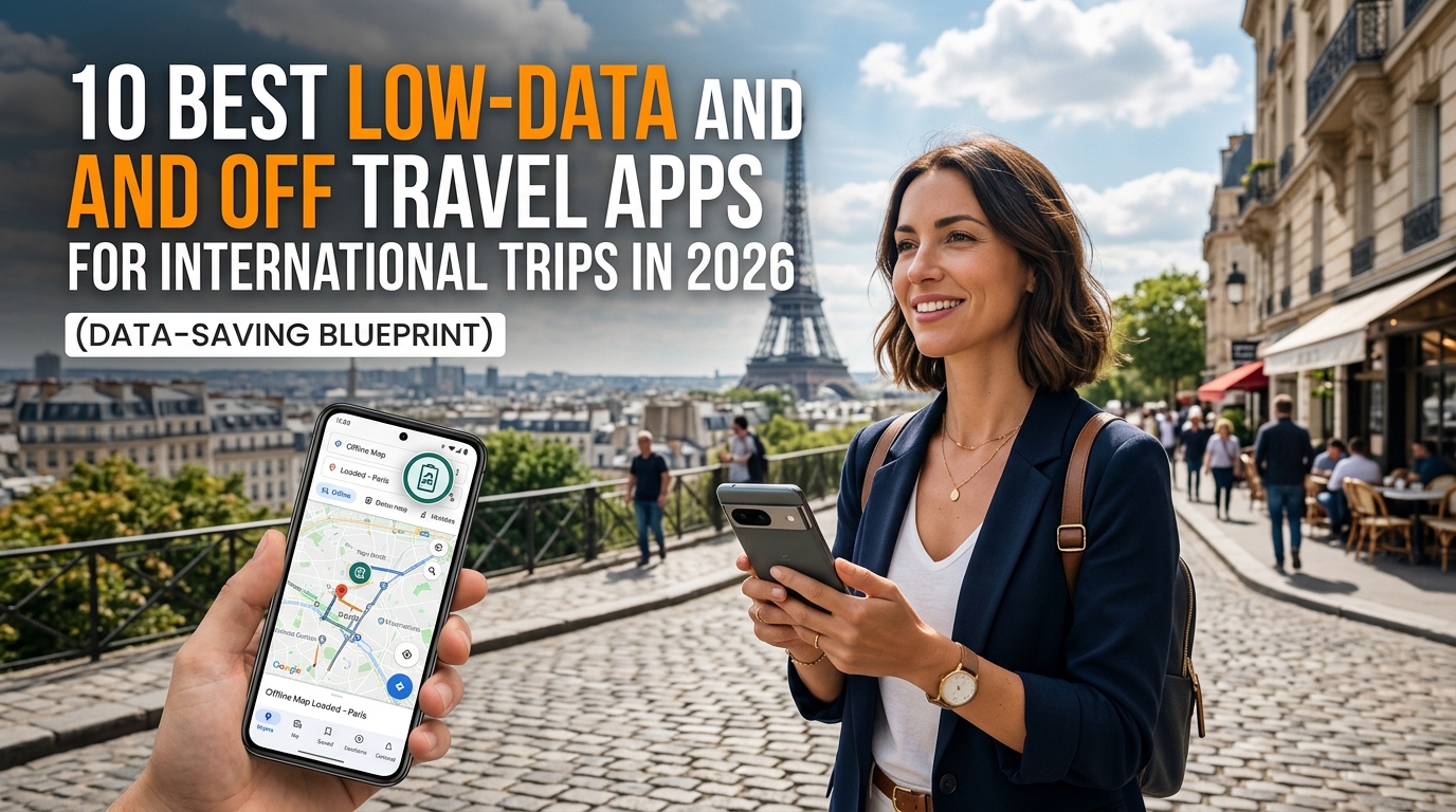 10 Best Low-Data and Offline Travel Apps for International Trips in 2026 (Data-Saving Blueprint)