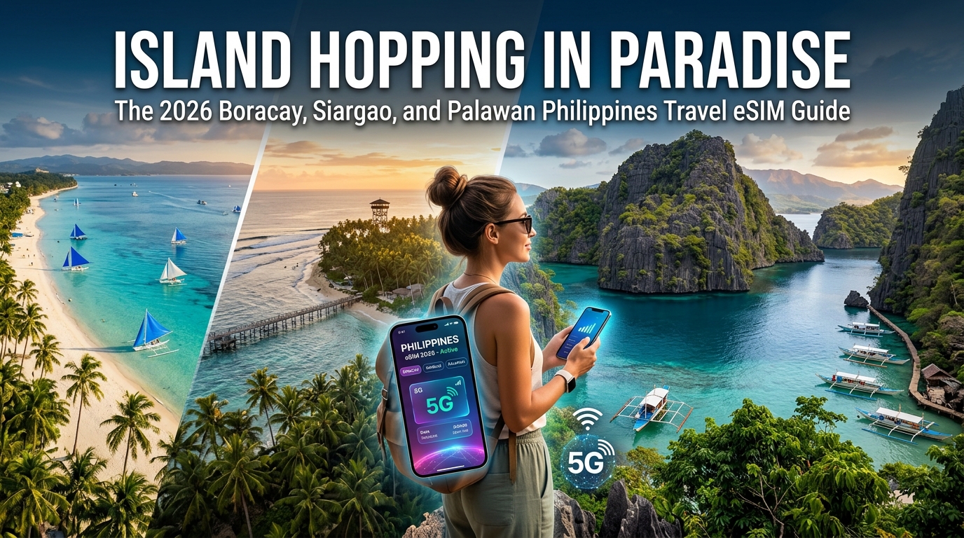 Island Hopping in Paradise: The 2026 Boracay, Siargao, and Palawan Philippines Travel eSIM Guide
