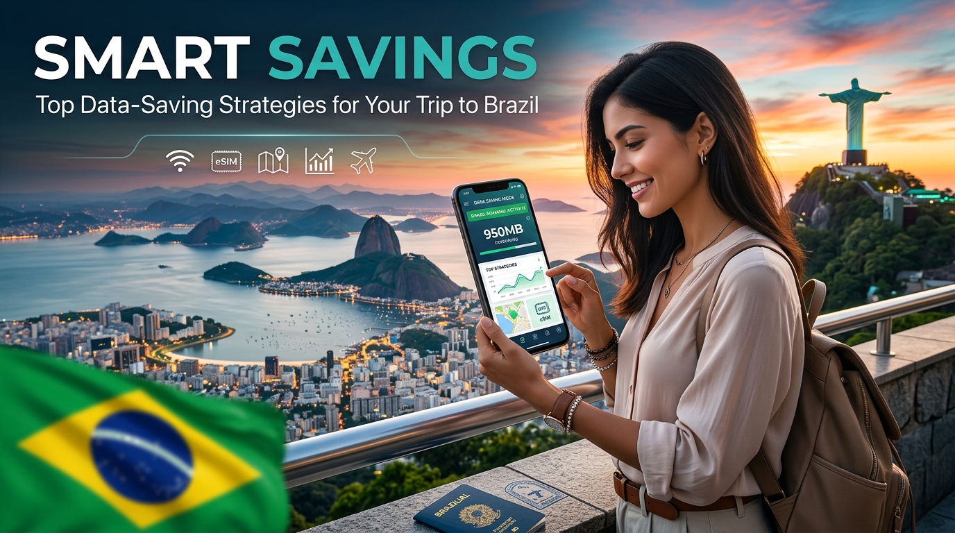 Smart Savings: Top Data-Saving Strategies for Your Trip to Brazil