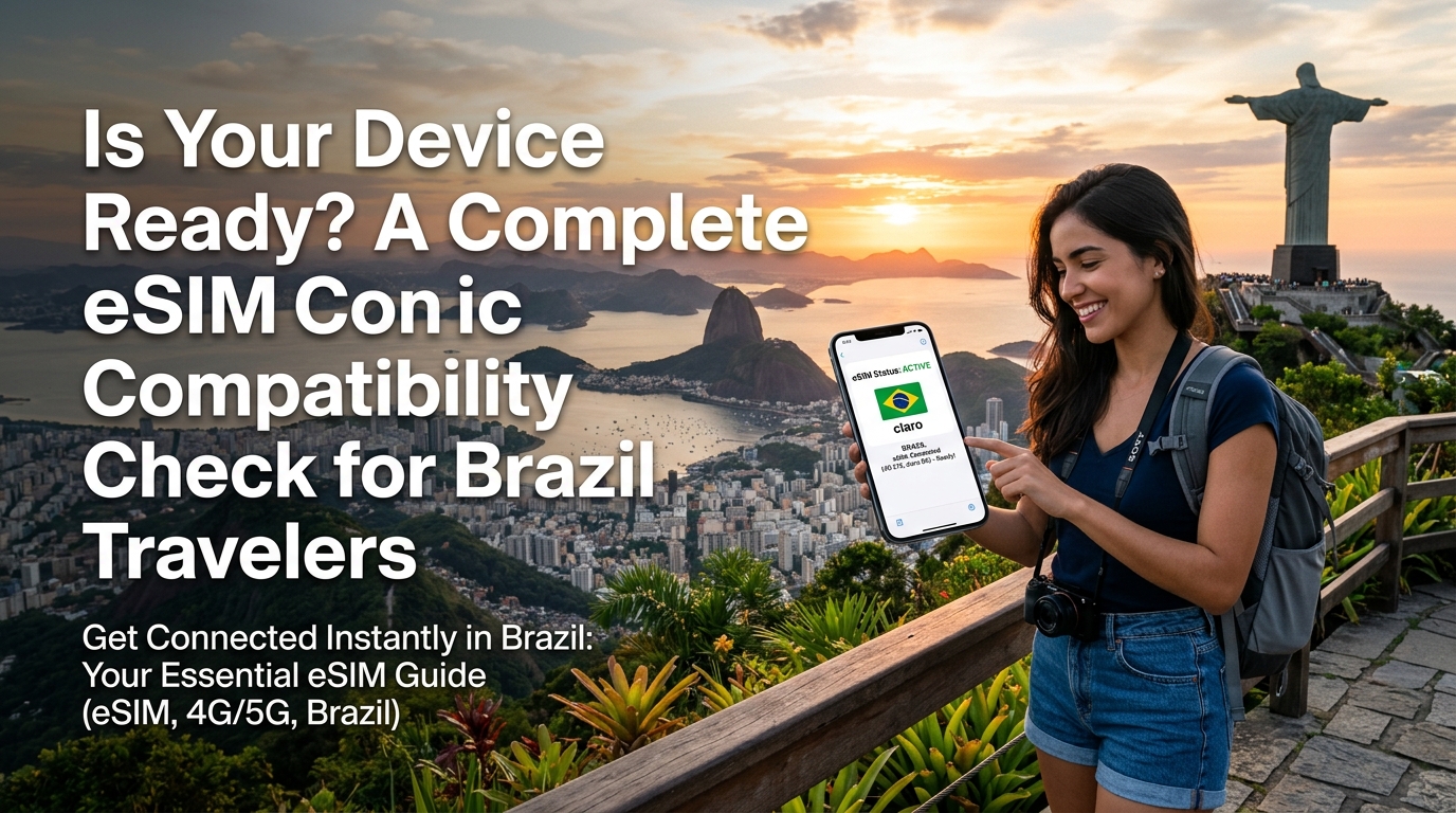 Is Your Device Ready? A Complete eSIM Compatibility Check for Brazil Travelers