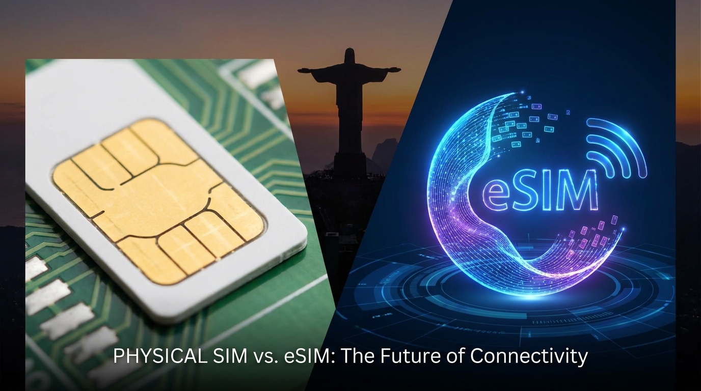 eSIM vs Physical SIM in Brazil: Which is Best for Your Trip?