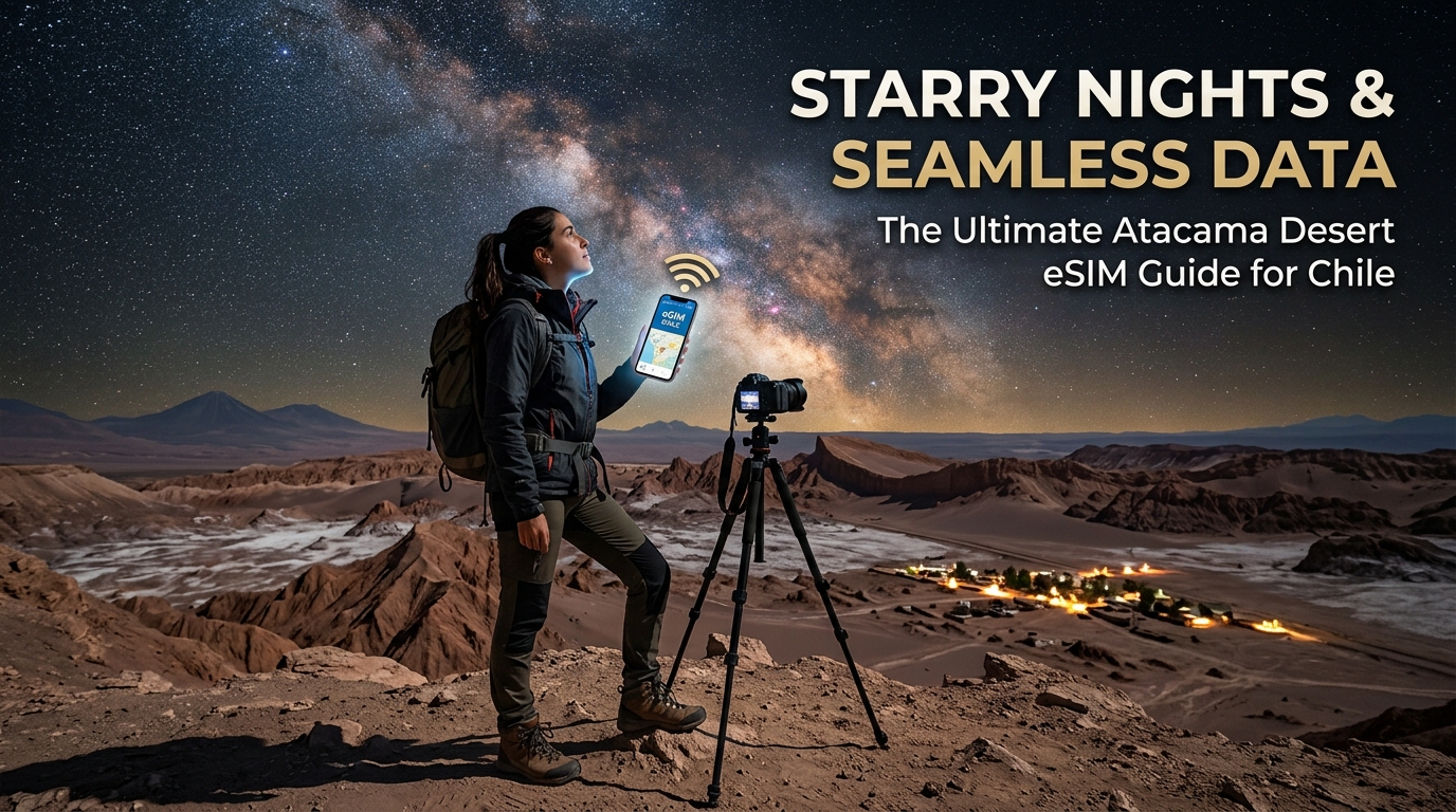 Starry Nights & Seamless Data: The Ultimate Atacama Desert eSIM Guide for Chile