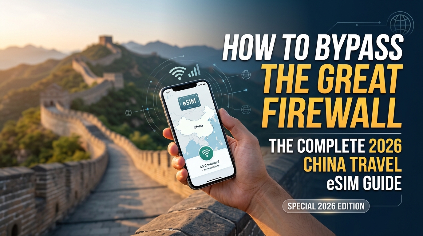 How to Bypass the Great Firewall: The Complete 2026 China Travel eSIM Guide (Special 2026 Edition)