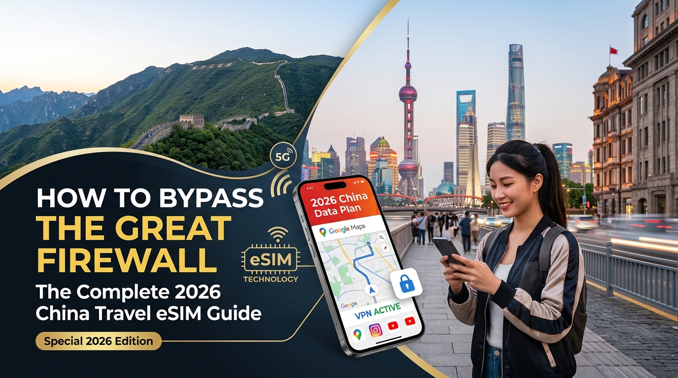 How to Bypass the Great Firewall: The Complete 2026 China Travel eSIM Guide (Special 2026 Edition)