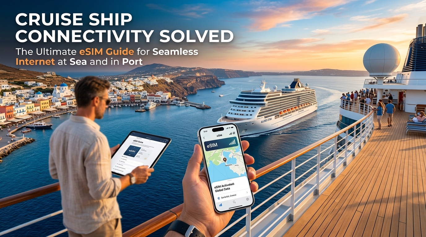 Cruise Ship Connectivity Solved: The Ultimate eSIM Guide for Seamless Internet at Sea and in Port