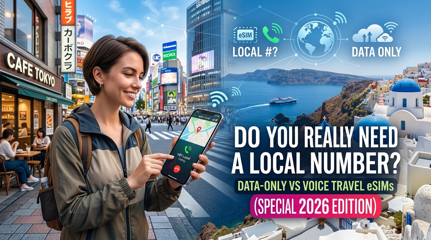 Do You Really Need a Local Number? Data-Only vs Voice Travel eSIMs (Special 2026 Edition)