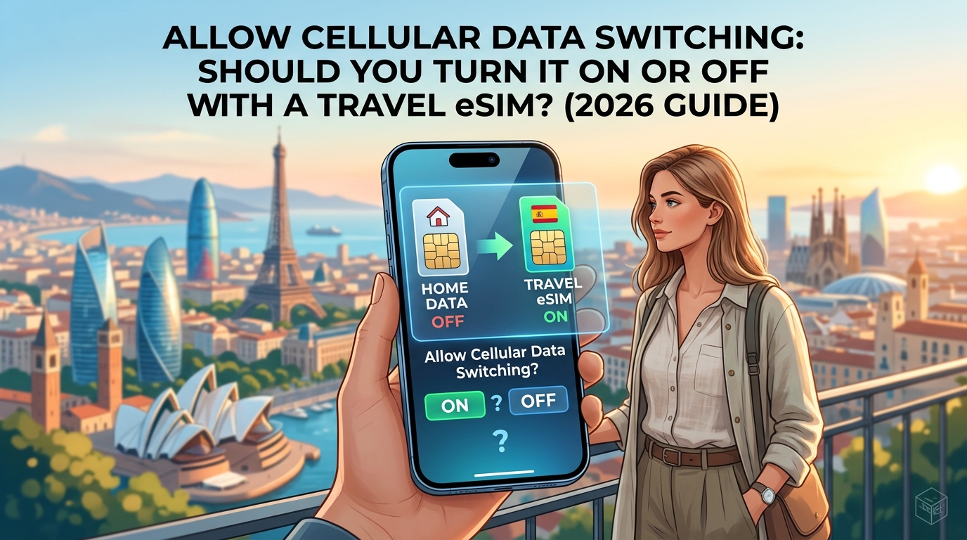 Allow Cellular Data Switching: Should You Turn It On or Off with a Travel eSIM? (2026 Guide)