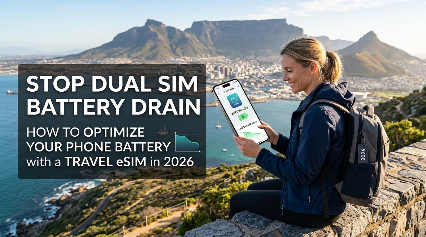 Stop Dual SIM Battery Drain: How to Optimize Your Phone Battery with a Travel eSIM in 2026