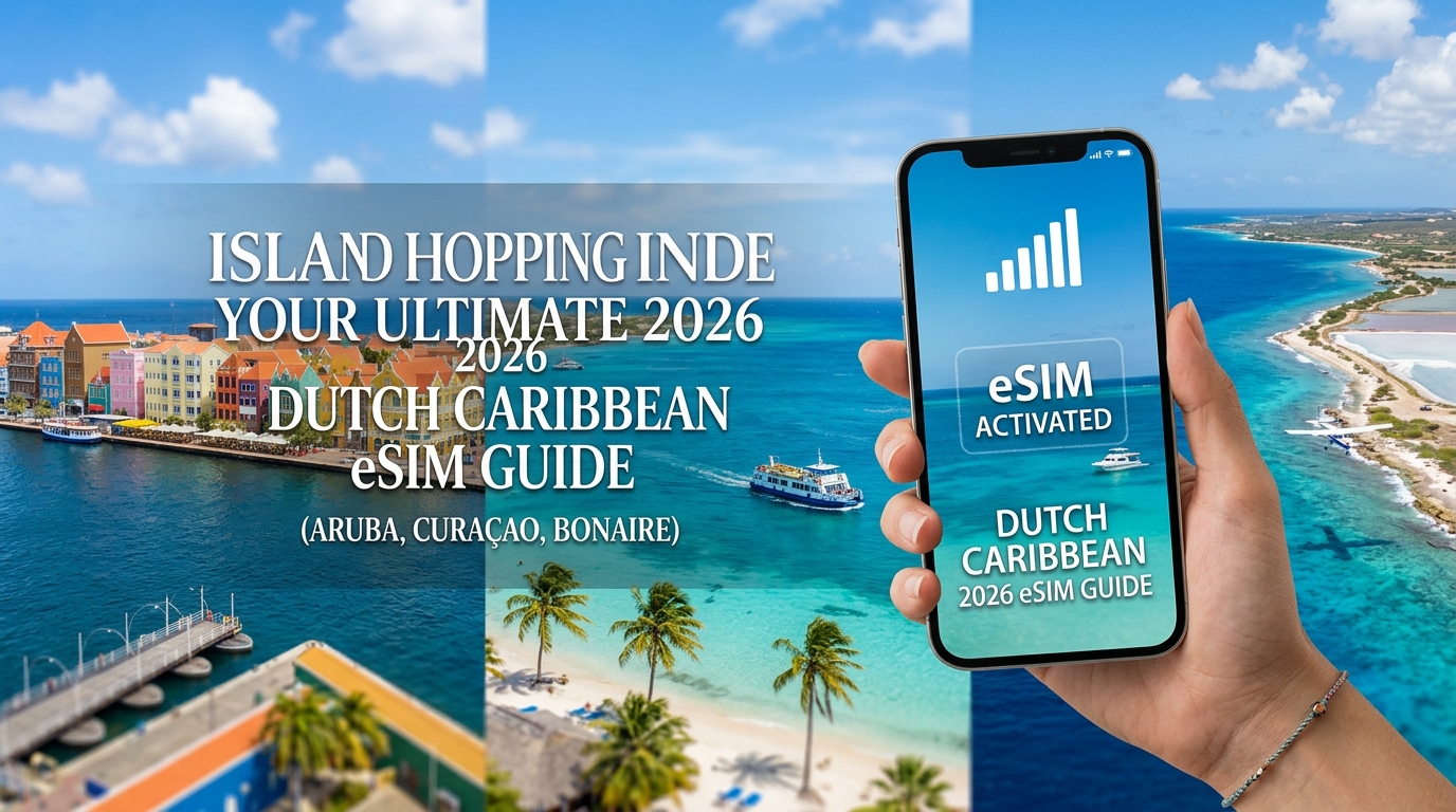 Island Hopping Made Easy: Your Ultimate 2026 Dutch Caribbean eSIM Guide (Aruba, Curaçao, Bonaire)