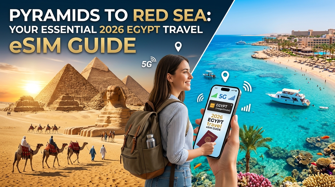 Pyramids to Red Sea: Your Essential 2026 Egypt Travel eSIM Guide