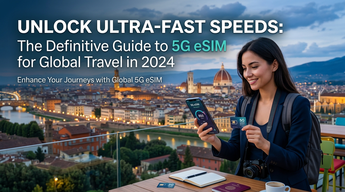 Ultraschnelle Geschwindigkeiten freischalten: Der umfassende Leitfaden zu 5G eSIM für globale Reisen im Jahr 2024