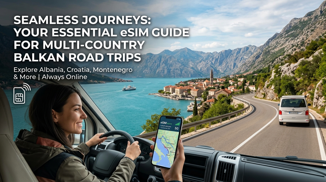 Seamless Journeys: Your Essential eSIM Guide for Multi-Country Balkan Road Trips