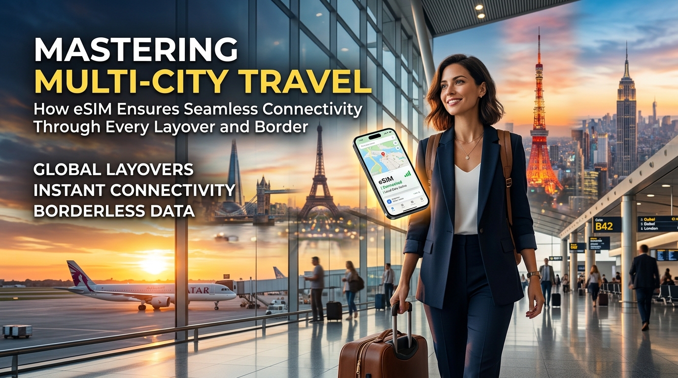 Mastering Multi-City Travel: How eSIM Ensures Seamless Connectivity Through Every Layover and Border