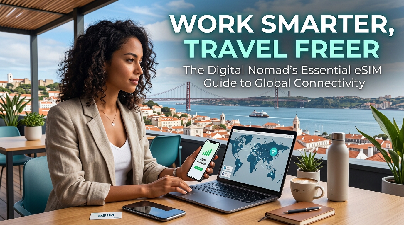 Work Smarter, Travel Freer: The Digital Nomad's Essential eSIM Guide to Global Connectivity