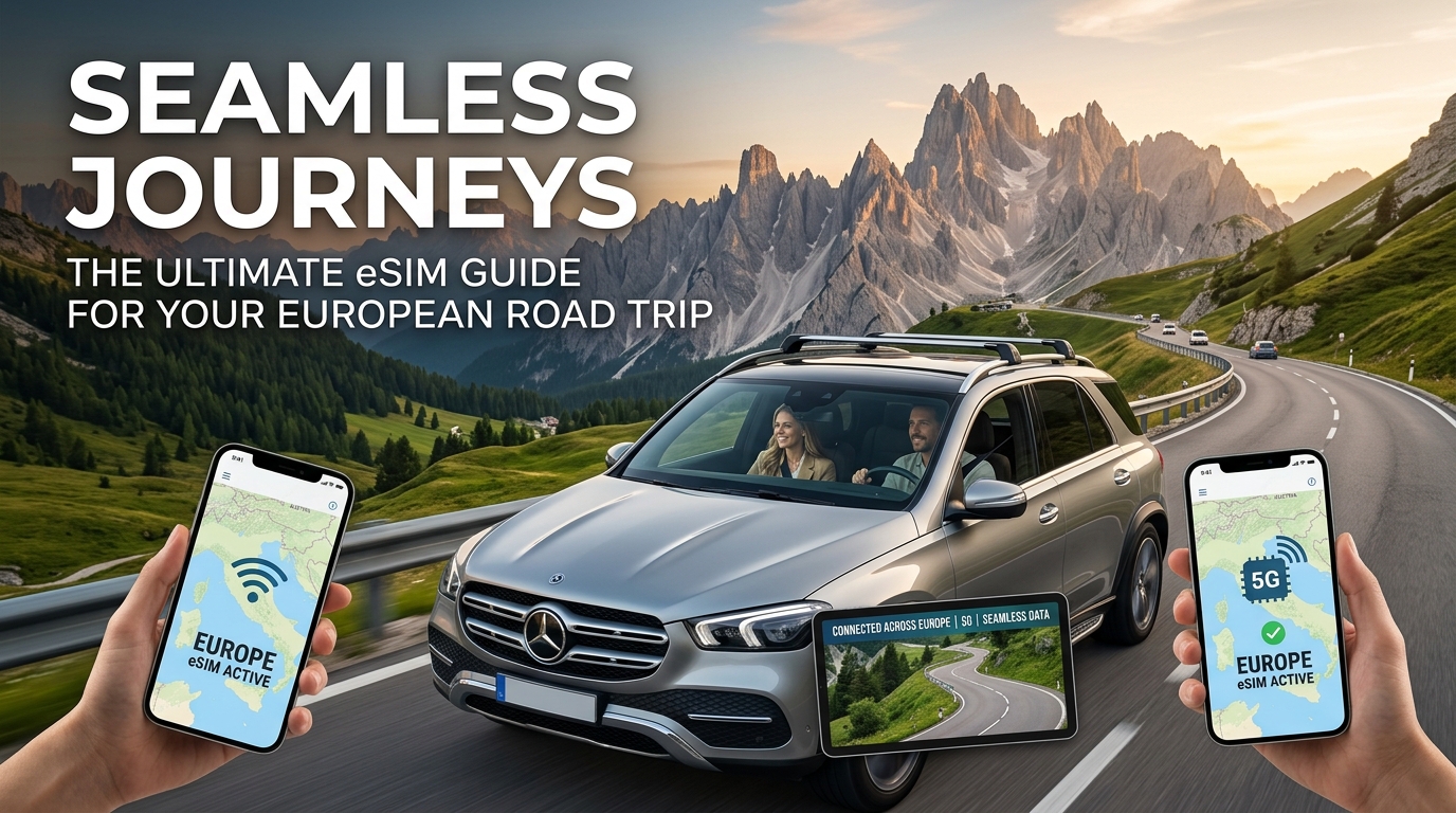 Seamless Journeys: The Ultimate eSIM Guide for Your European Road Trip