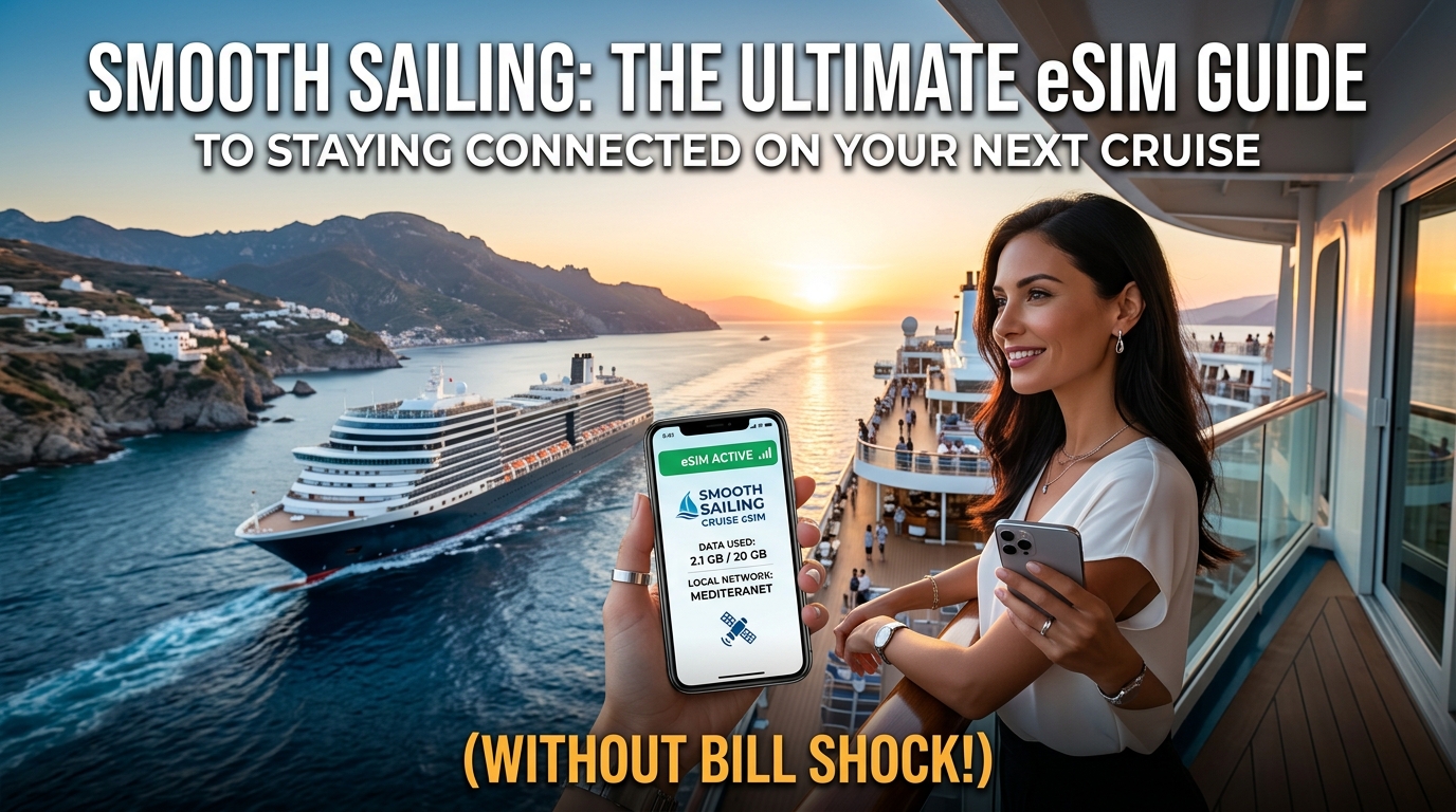 Smooth Sailing: The Ultimate eSIM Guide to Staying Connected on Your Next Cruise (Without Bill Shock!)