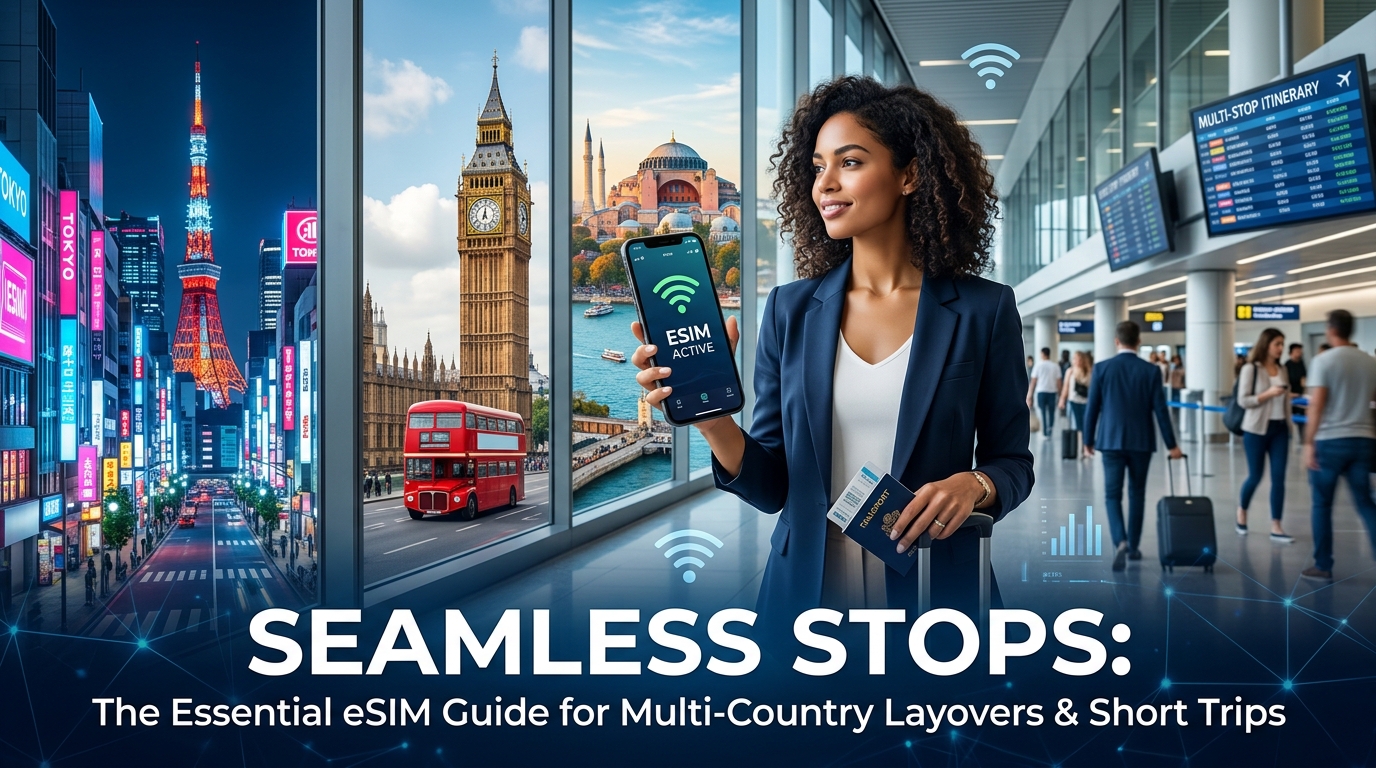 Seamless Stops: The Essential eSIM Guide for Multi-Country Layovers & Short Trips