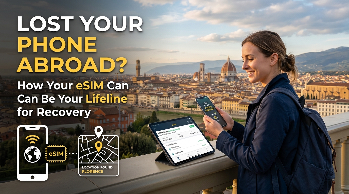 Lost Your Phone Abroad? How Your eSIM Can Be Your Lifeline for Recovery