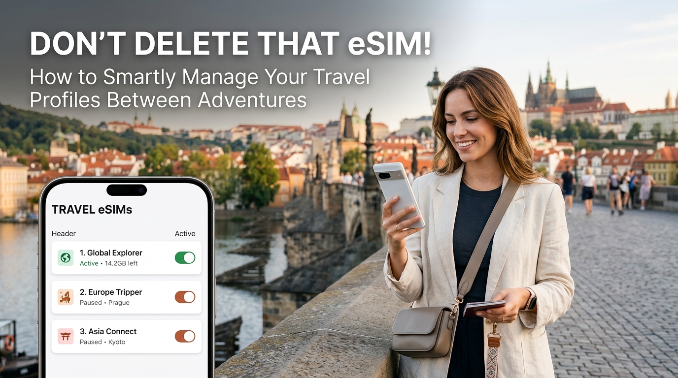 ESIM MANAGEMENT BETWEEN TRIPS-DE