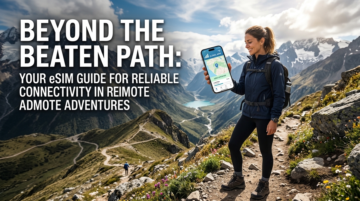 Beyond the Beaten Path: Your eSIM Guide for Reliable Connectivity in Remote Adventures