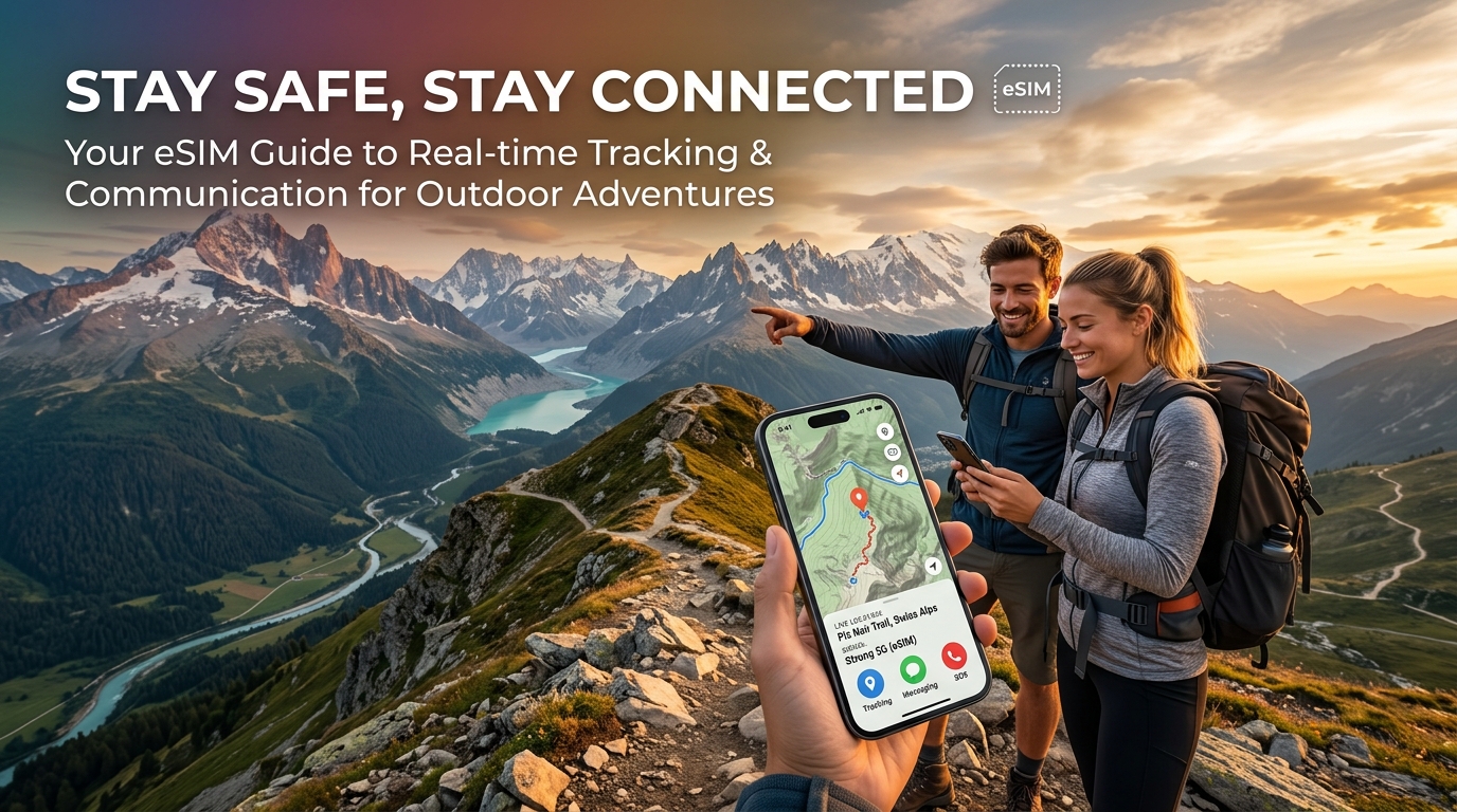 Stay Safe, Stay Connected: Your eSIM Guide to Real-time Tracking & Communication for Outdoor Adventures