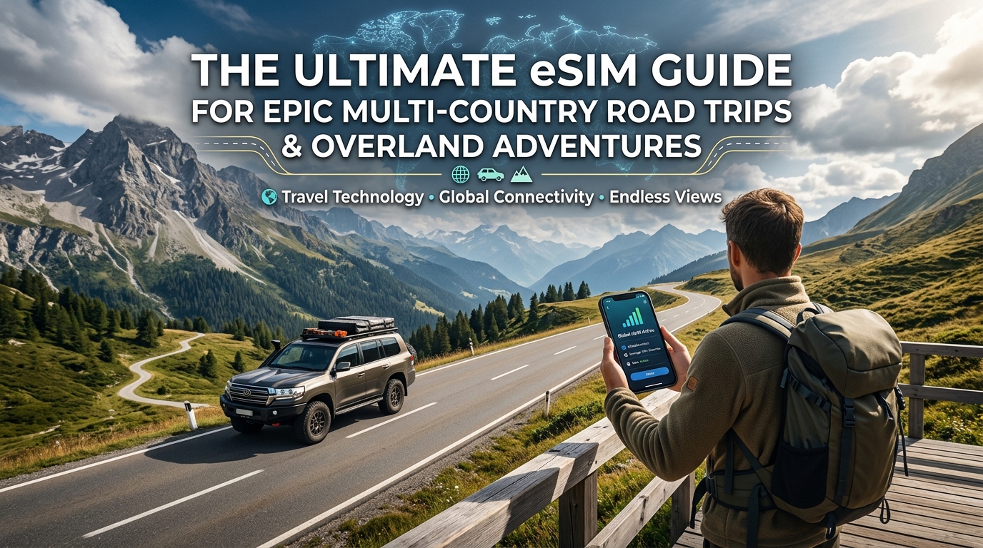 The Ultimate eSIM Guide for Epic Multi-Country Road Trips & Overland Adventures