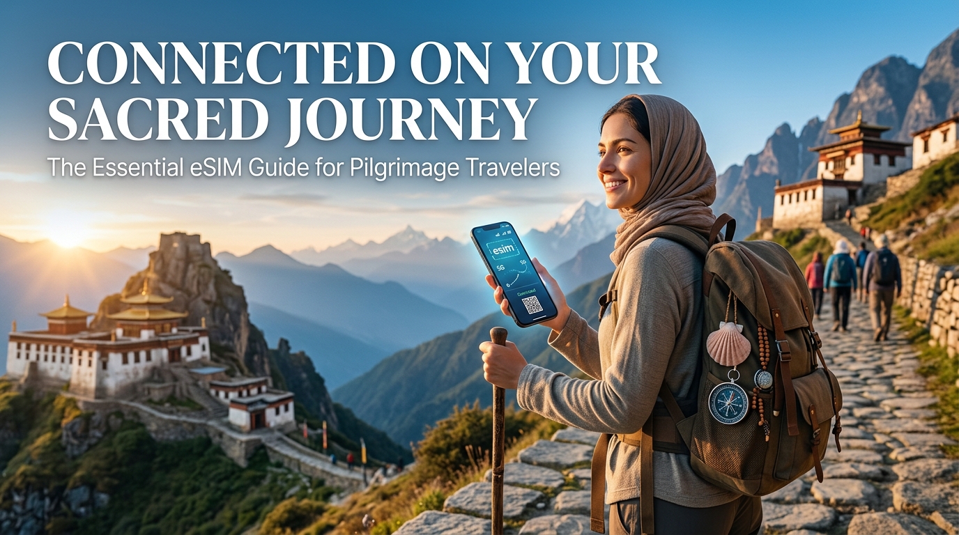 Connected on Your Sacred Journey: The Essential eSIM Guide for Pilgrimage Travelers