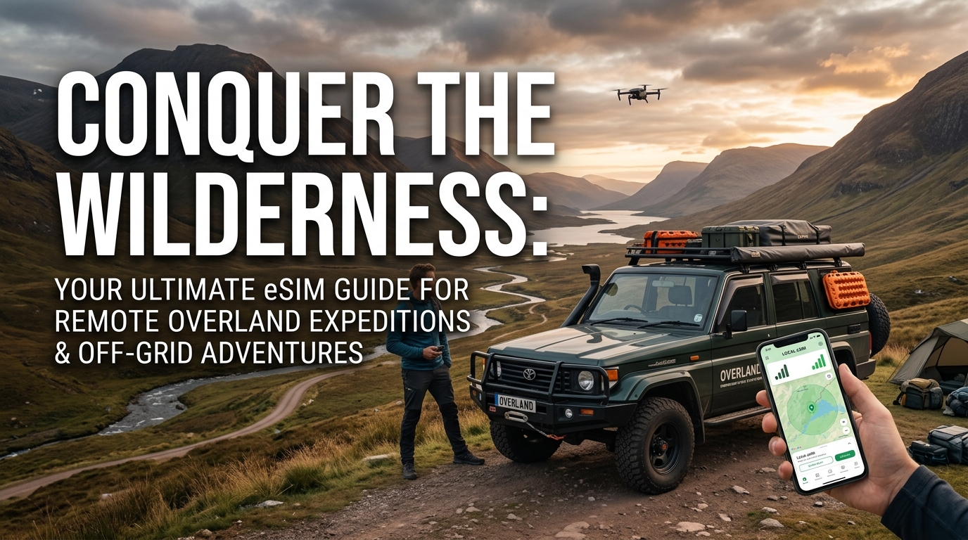 Conquer the Wilderness: Your Ultimate eSIM Guide for Remote Overland Expeditions & Off-Grid Adventures