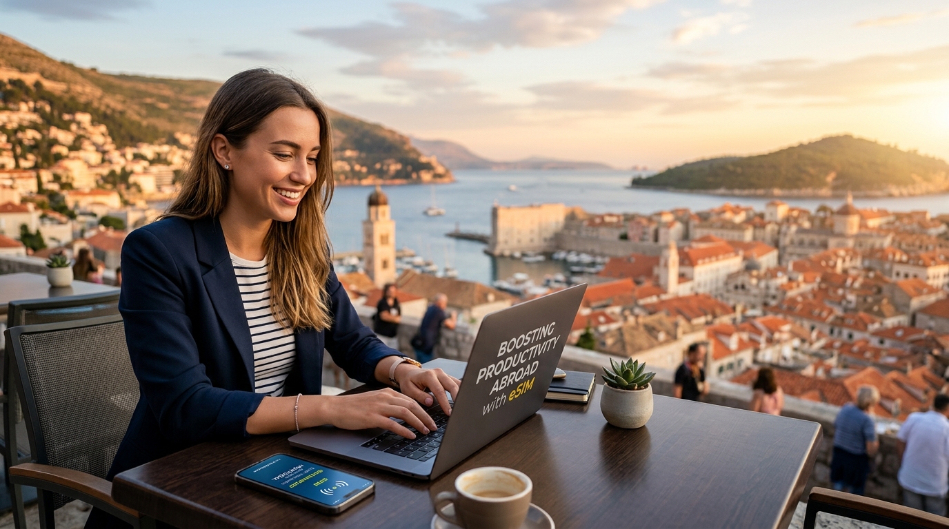 Power Your Remote Work: How eSIMs Boost Productivity & Connectivity Abroad