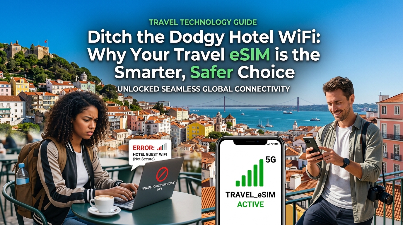 Ditch the Dodgy Hotel WiFi: Why Your Travel eSIM is the Smarter, Safer Choice