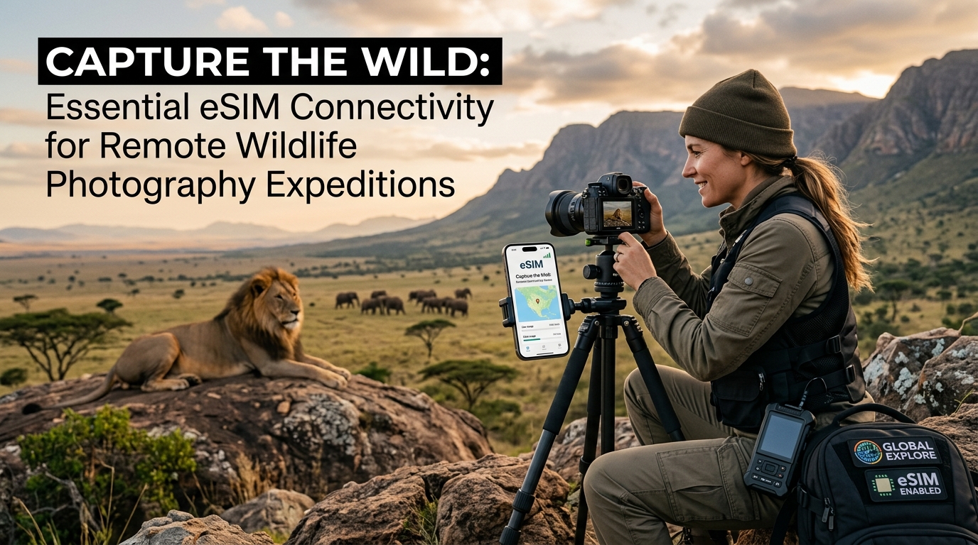 Capture the Wild: Essential eSIM Connectivity for Remote Wildlife Photography Expeditions