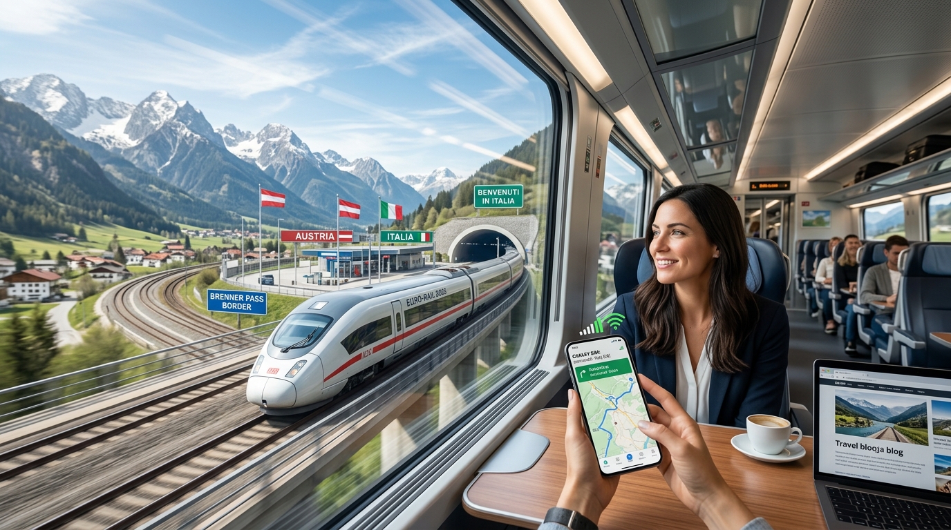Crossing European Borders by Train: How Travel eSIMs Handle Network Handovers in 2026