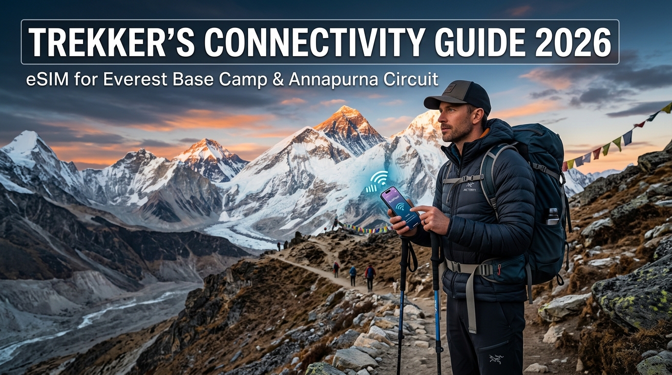Trekker’s Connectivity Guide 2026: eSIM for Everest Base Camp & Annapurna Circuit