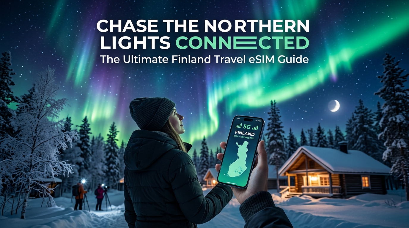 Chase the Northern Lights Connected: The Ultimate Finland Travel eSIM Guide