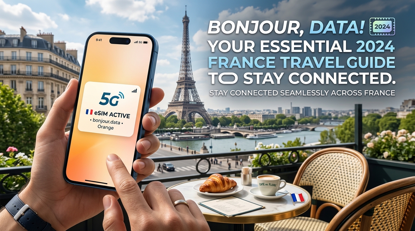 Bonjour, Data! Your Essential 2024 France Travel eSIM Guide to Stay Connected