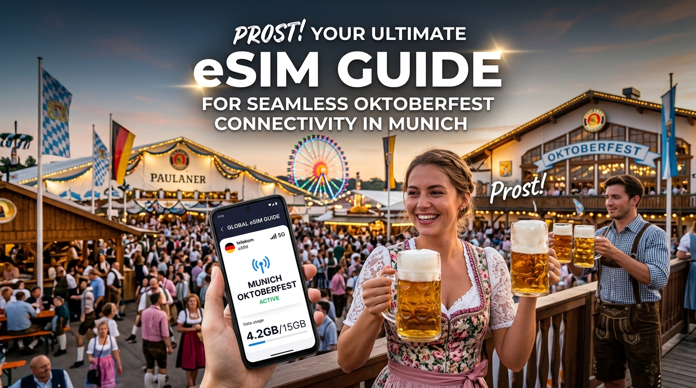 Prost! Your Ultimate eSIM Guide for Seamless Oktoberfest Connectivity in Munich
