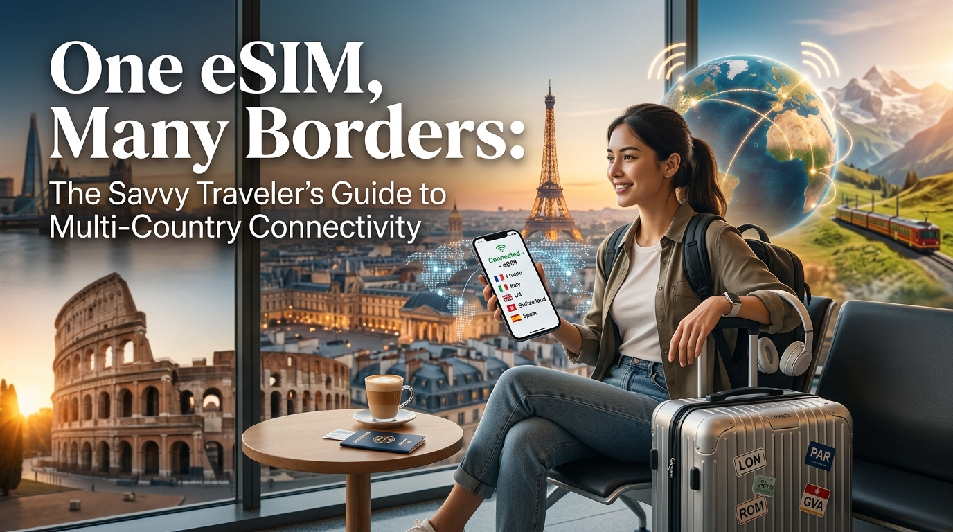 One eSIM, Many Borders: The Savvy Traveler's Guide to Multi-Country Connectivity
