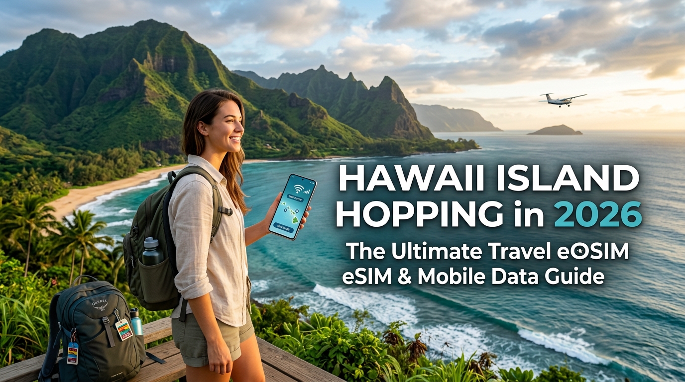 Hawaii Island Hopping in 2026: The Ultimate Travel eSIM & Mobile Data Guide