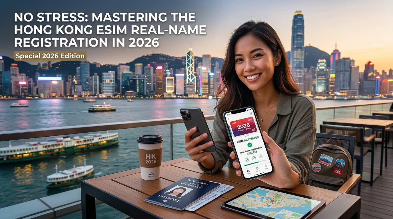 No Stress: Mastering the Hong Kong eSIM Real-Name Registration in 2026 (Special 2026 Edition)