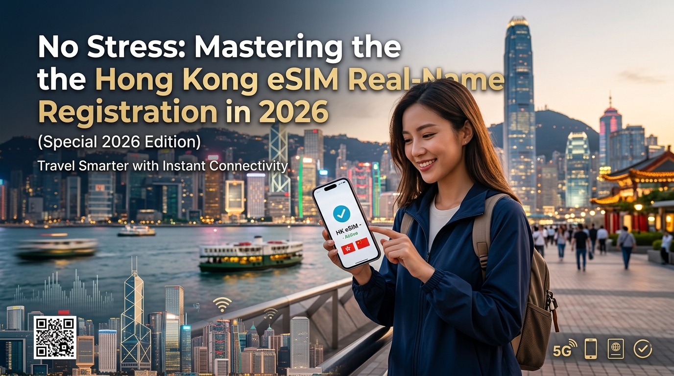 Stressfrei: Die eSIM-Echtzeit-Registrierung in Hongkong 2026 meistern (Sonderausgabe 2026)