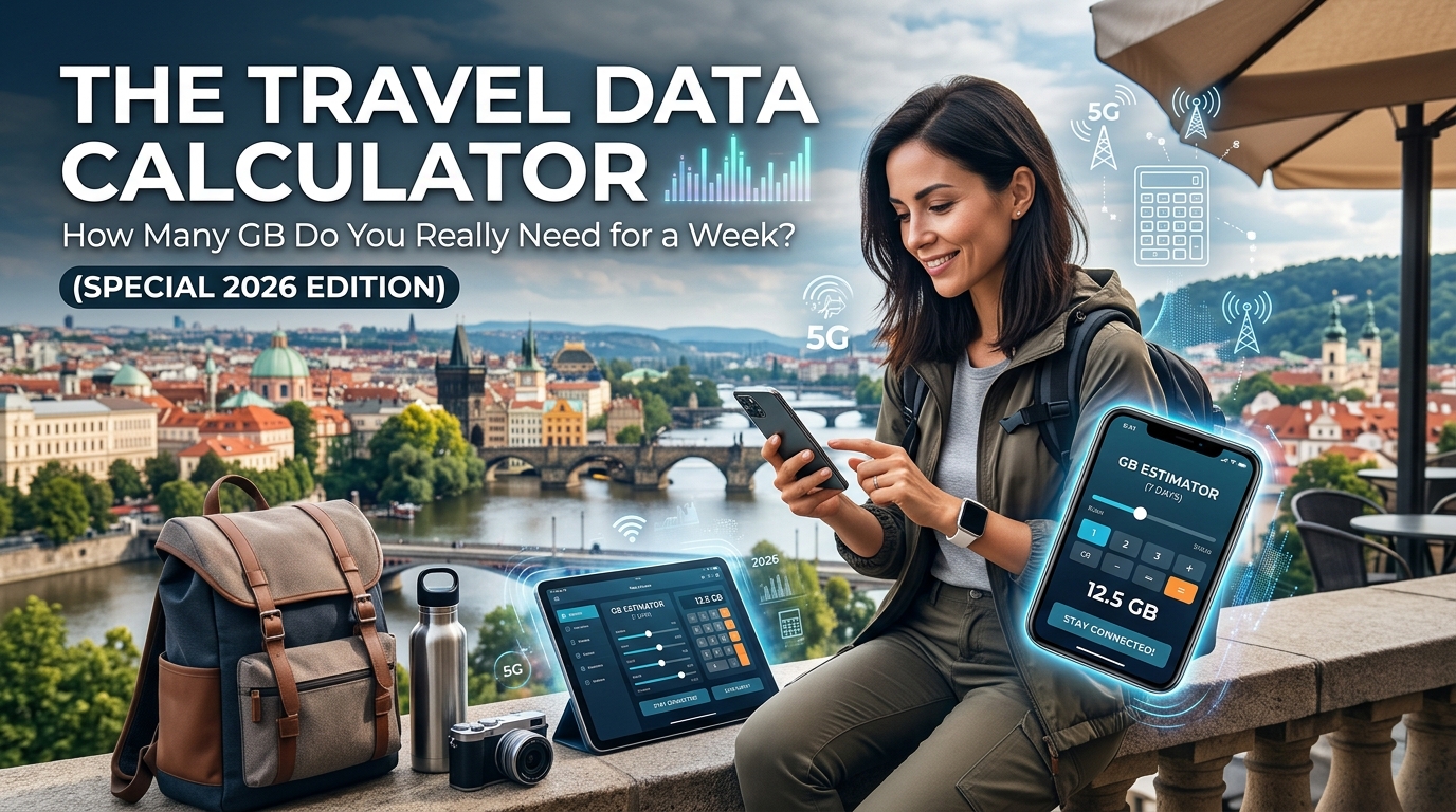 The Travel Data Calculator: How Many GB Do You Really Need for a Week? (Special 2026 Edition)
