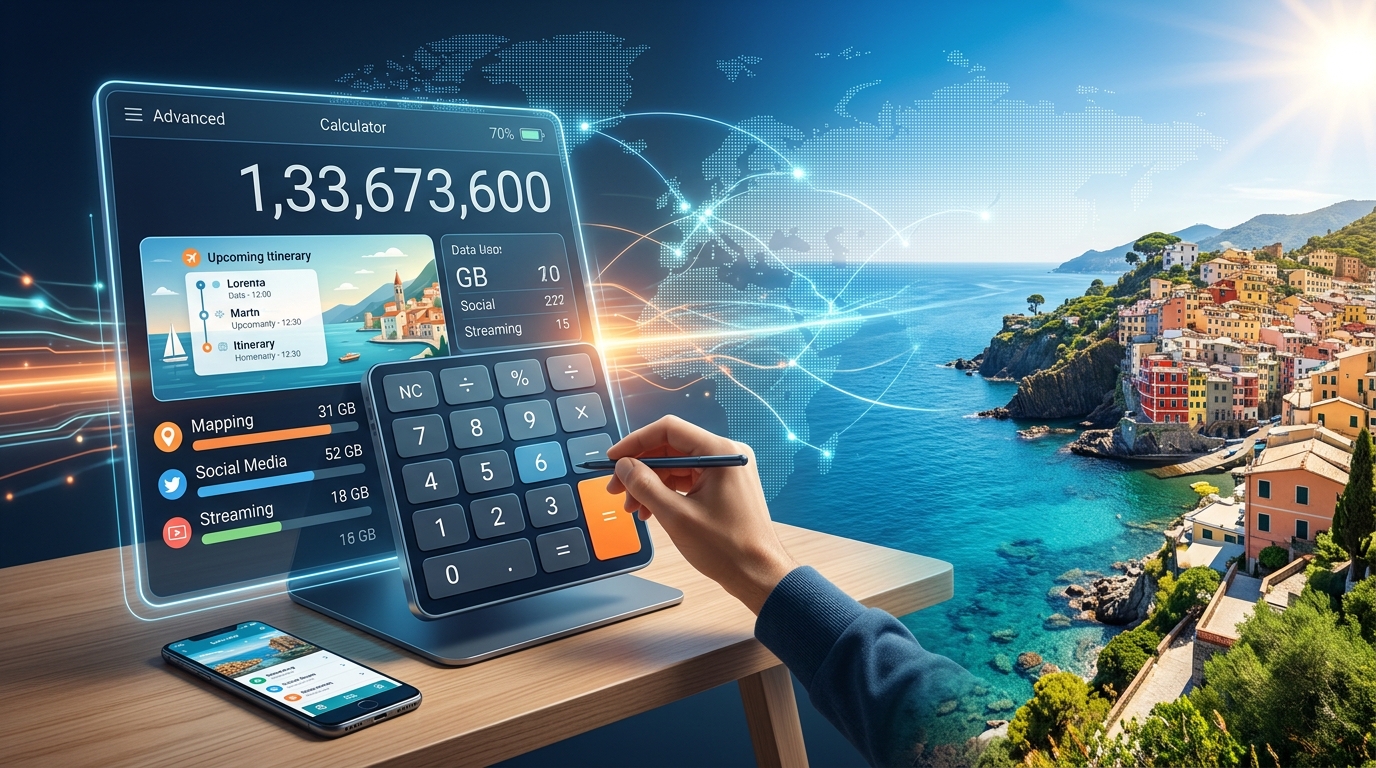 The Travel Data Calculator: How Many GB Do You Really Need for a Week? (Special 2026 Edition)