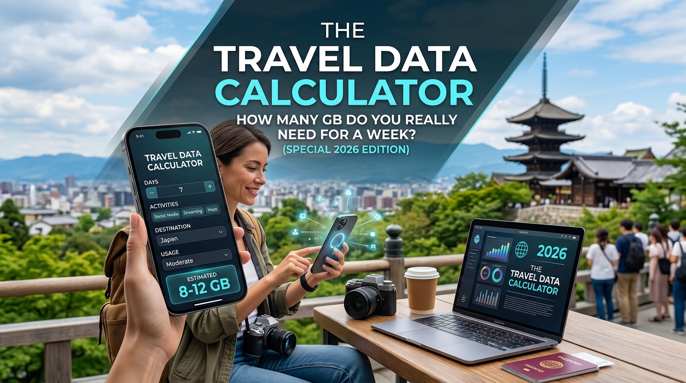 The Travel Data Calculator: How Many GB Do You Really Need for a Week? (Special 2026 Edition)